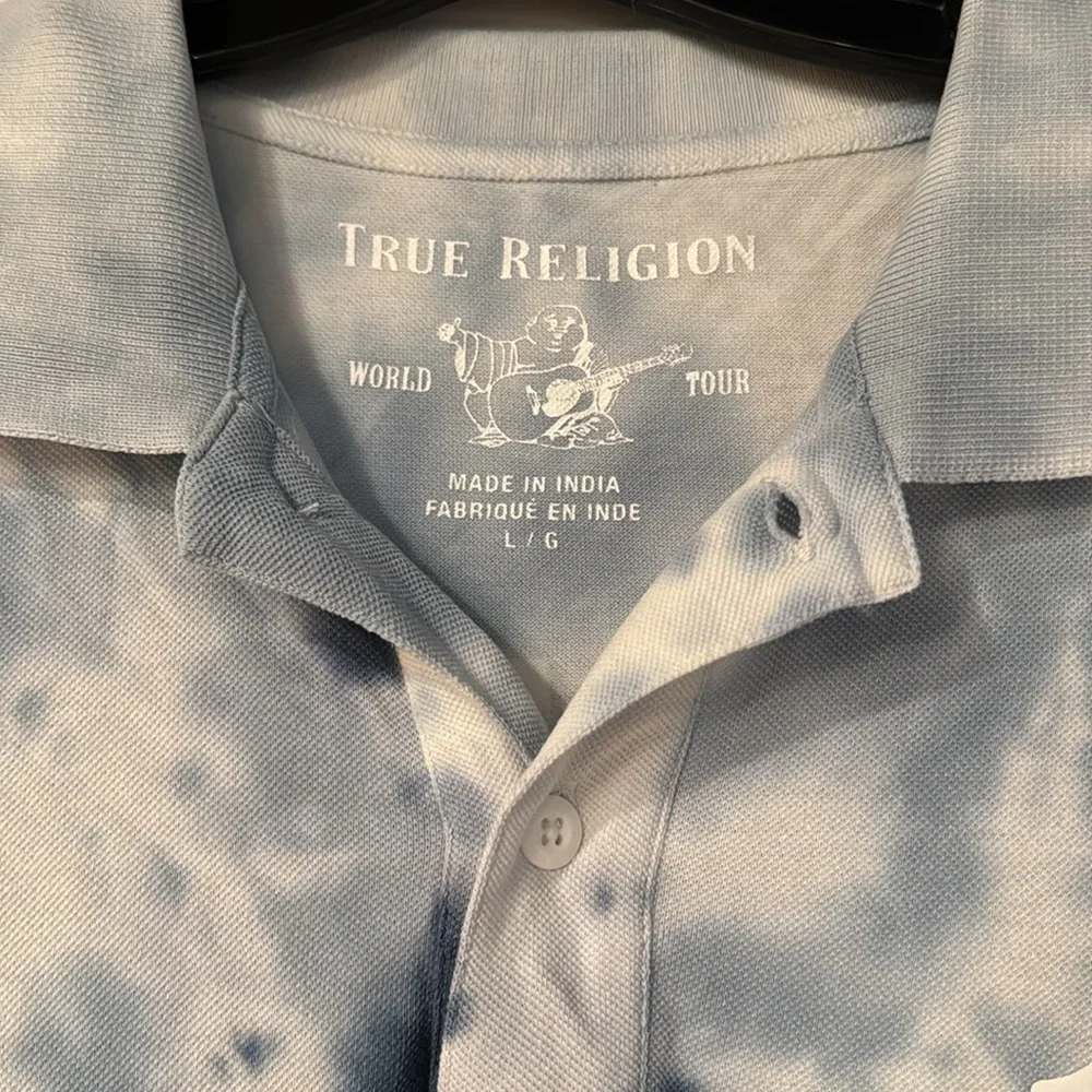 BNWT TRUE RELIGION TIE DYE POLO